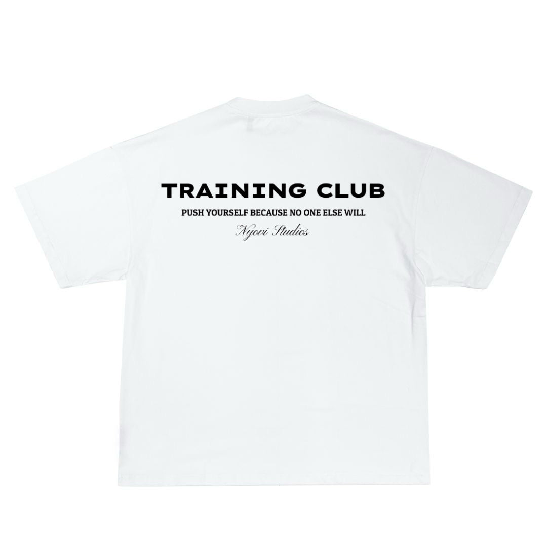 001 ‘Training Club’ White Tee