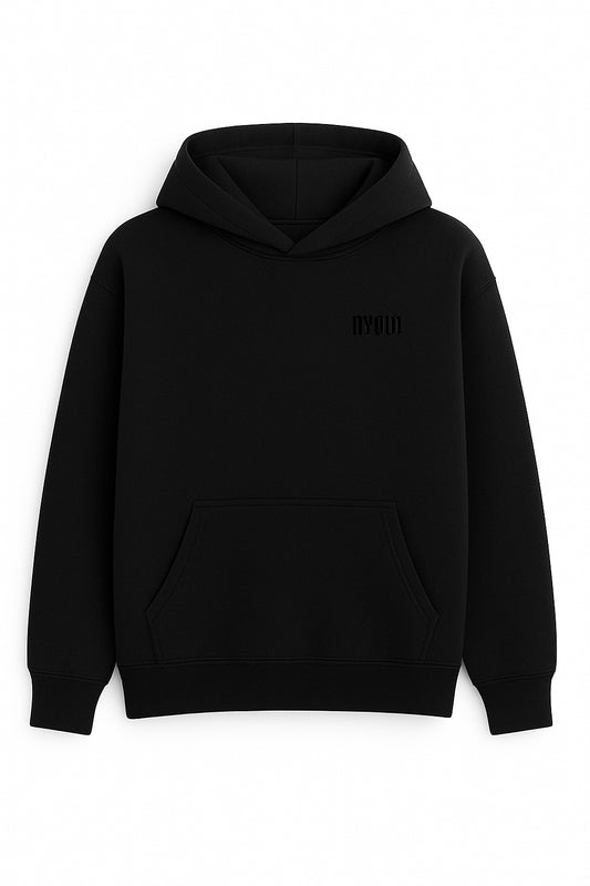 NEUTRALS HOODIE - BLACK