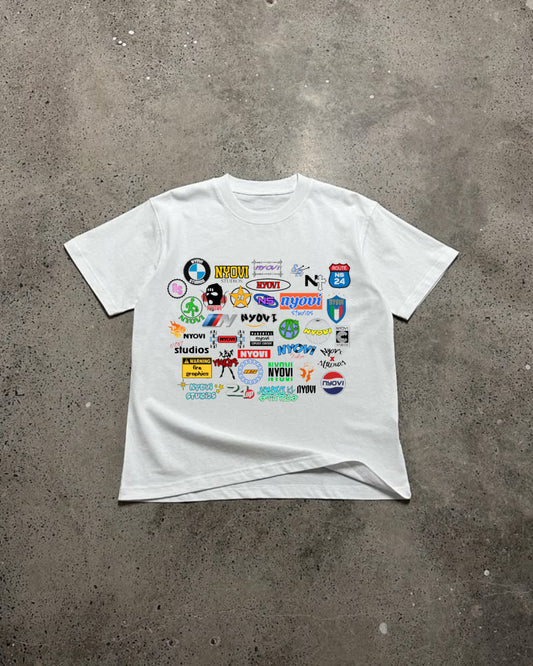 ‘LOGO OVERLOAD’ TEE