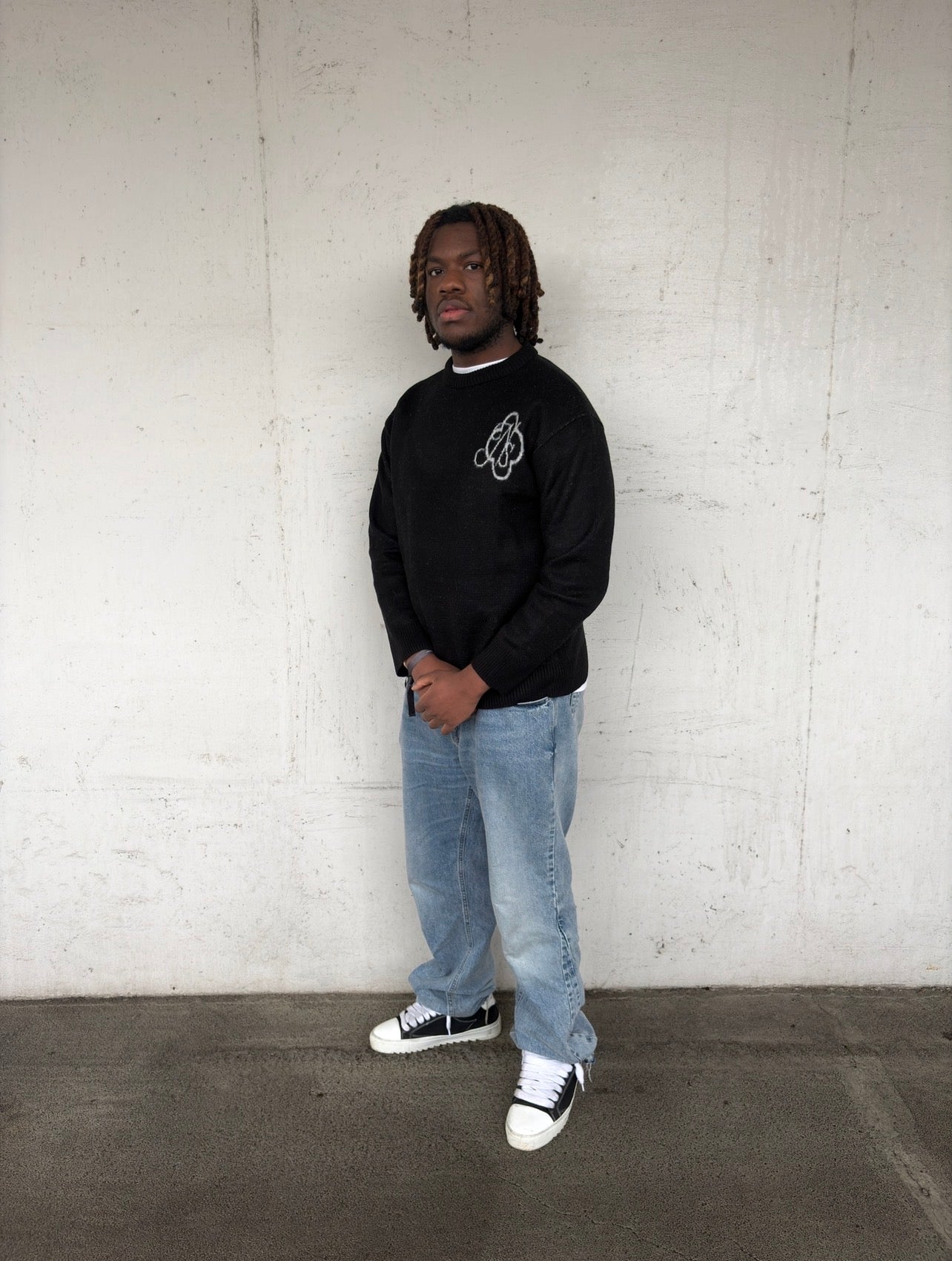 ‘NS’ Signature Knitted Sweater