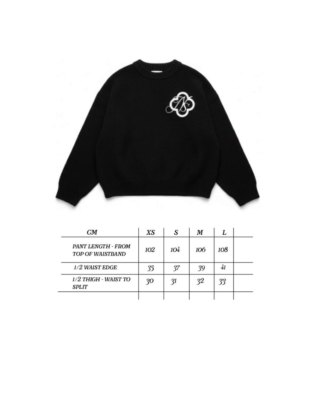 ‘NS’ Signature Knitted Sweater